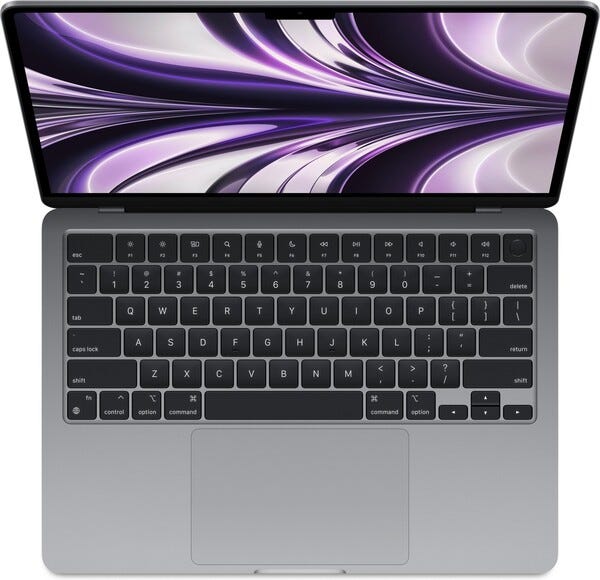 Kunnostettu MacBook Air 13.6 (2022), M2 8-core CPU 10-core GPU,
