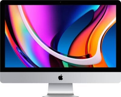 Kunnostettu iMac, 27 5K (2020), i9-10910, 64 Gt, 512 Gt, hopea (
