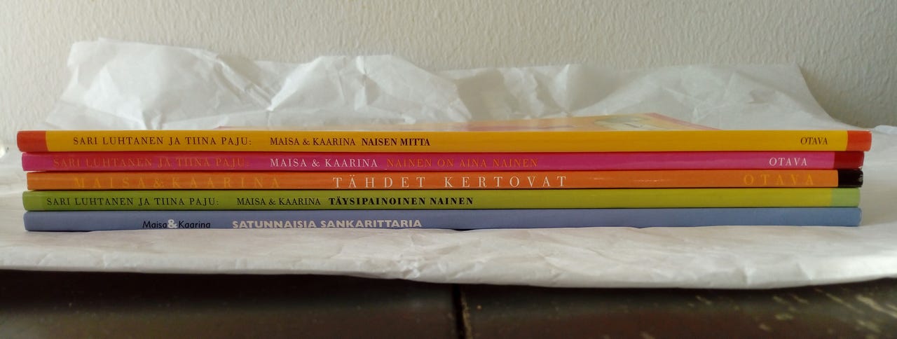 Sari Luhtanen, Tiina Paju: Maisa & Kaarina x 5