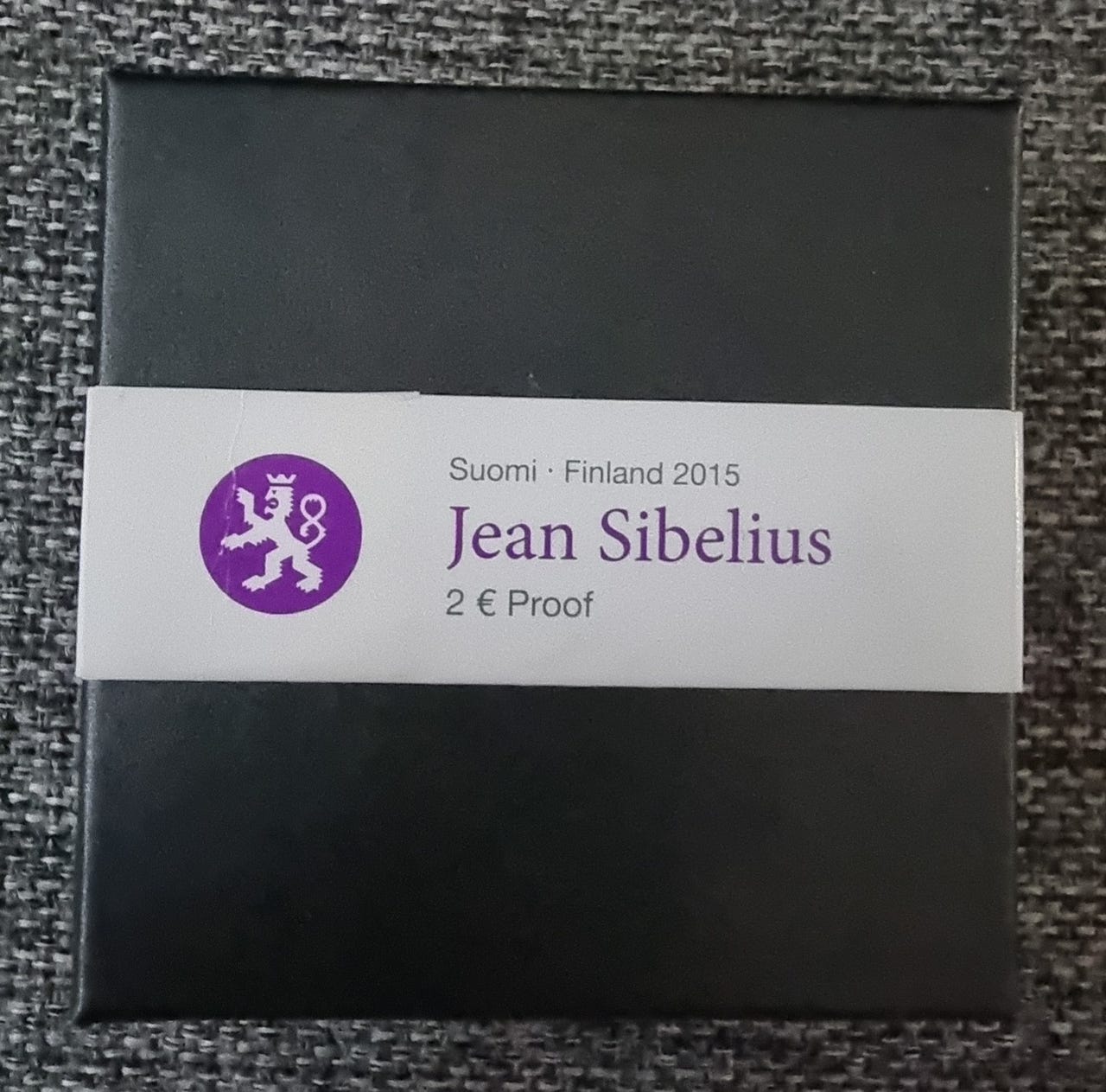 Suomi 2015 Jean Sibelius 2 € juhlaraha Proof