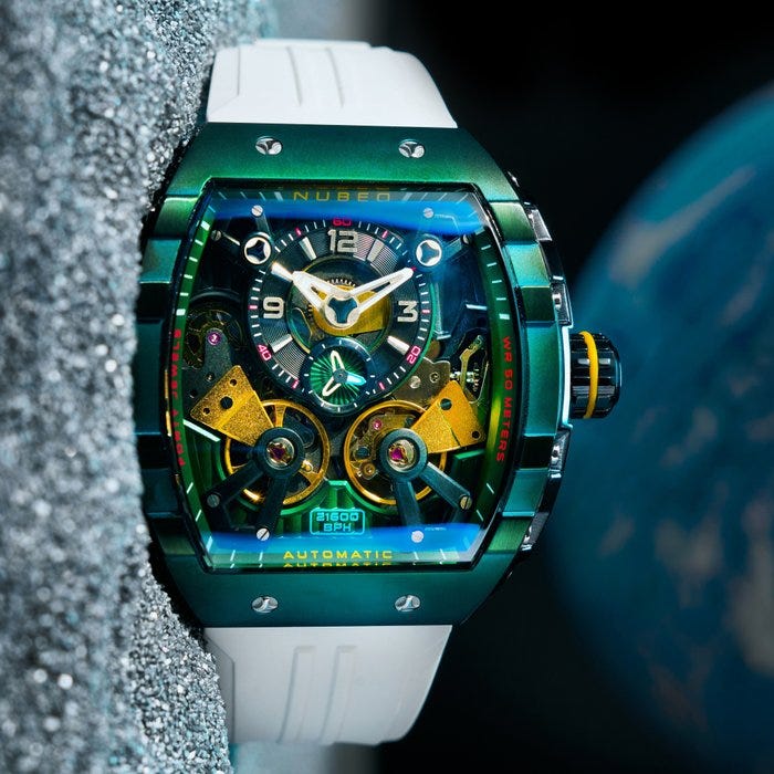 Nubeo - MAGELLAN - Automatic - NASA - Swiss Newlite - Double Barr
