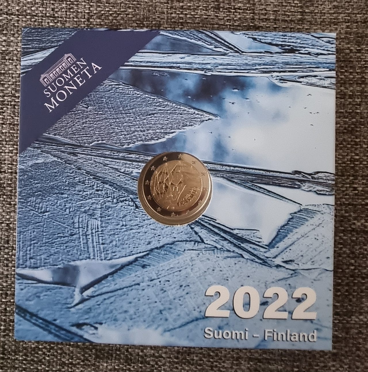 2022 Suomi Erasmus-ohjelma 35 vuotta -erikoisraha, proof