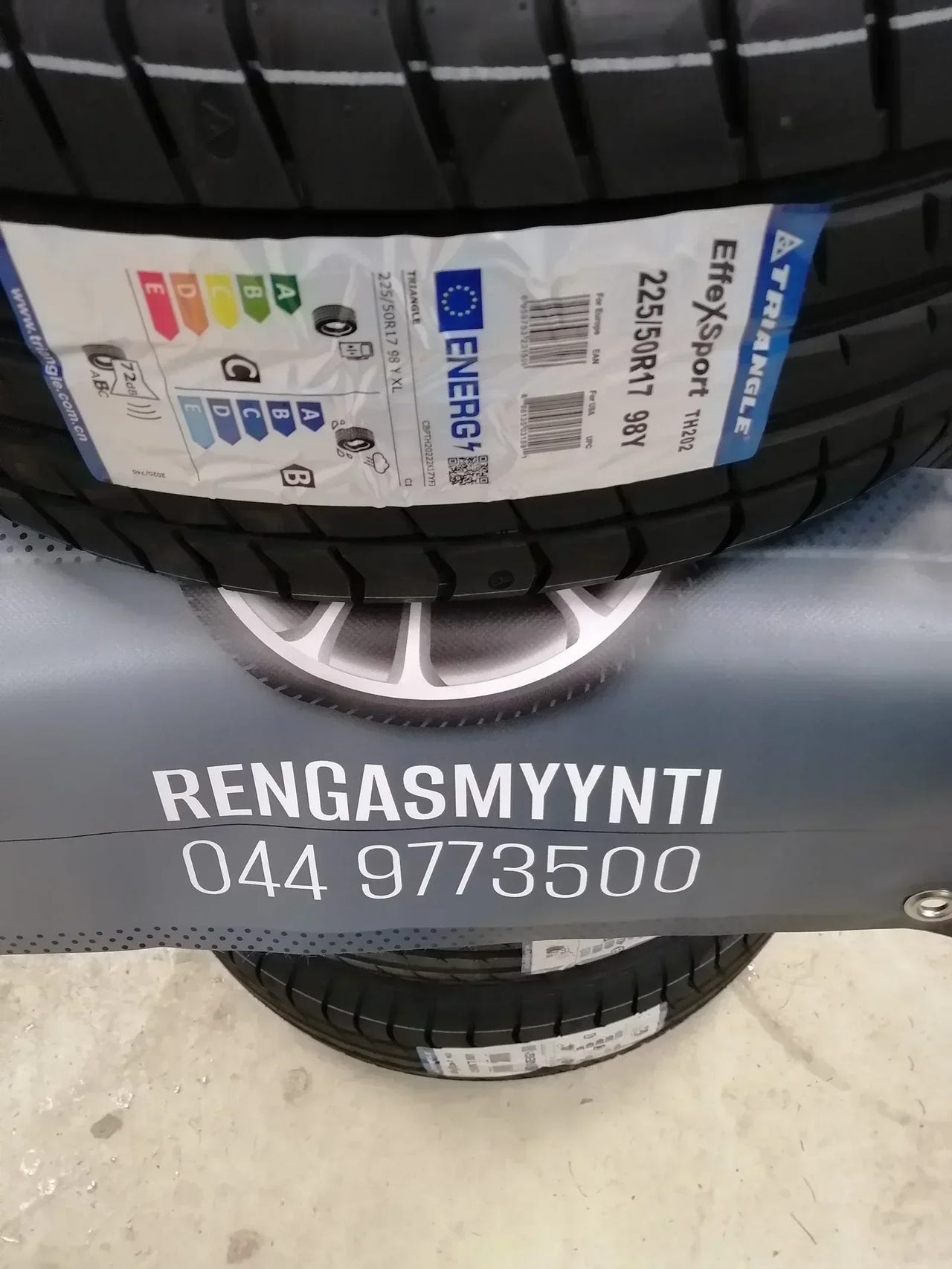 225/50R17 kesärenkaat sis työt