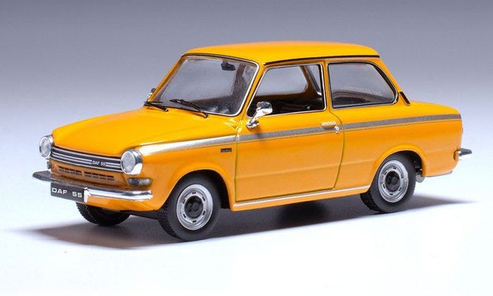 IXO 1:43 - Sedan-pienoismalli - DAF 55 Marathon 1972