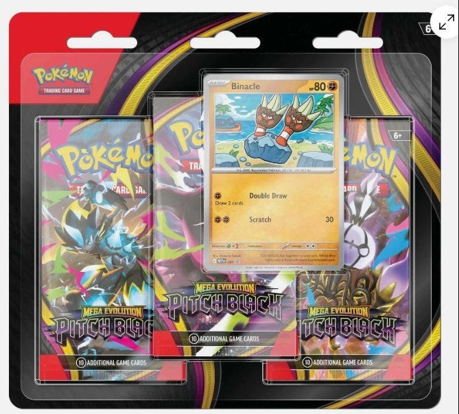 Pokémon Läpipainopakkaus - Pitch Black