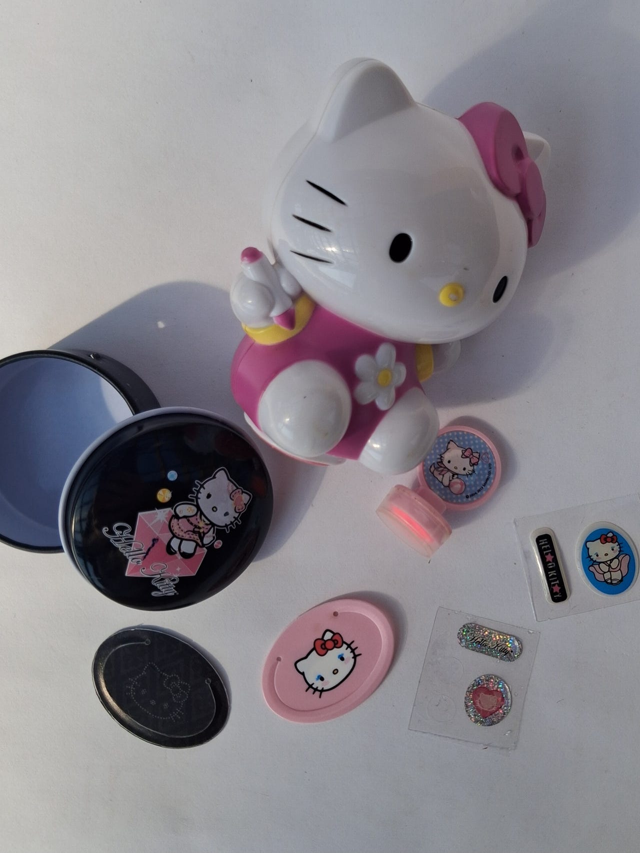 Hello Kitty stationary lot (Stamps, tin box, stickers)