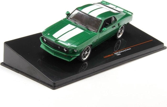 IXO 1:43 - Urheiluauton pienoismalli - Ford Mustang Custom 1969