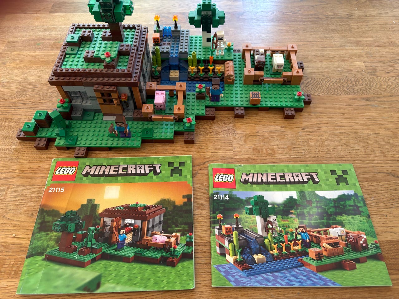 Minecraft Legot 21114 ja 21115