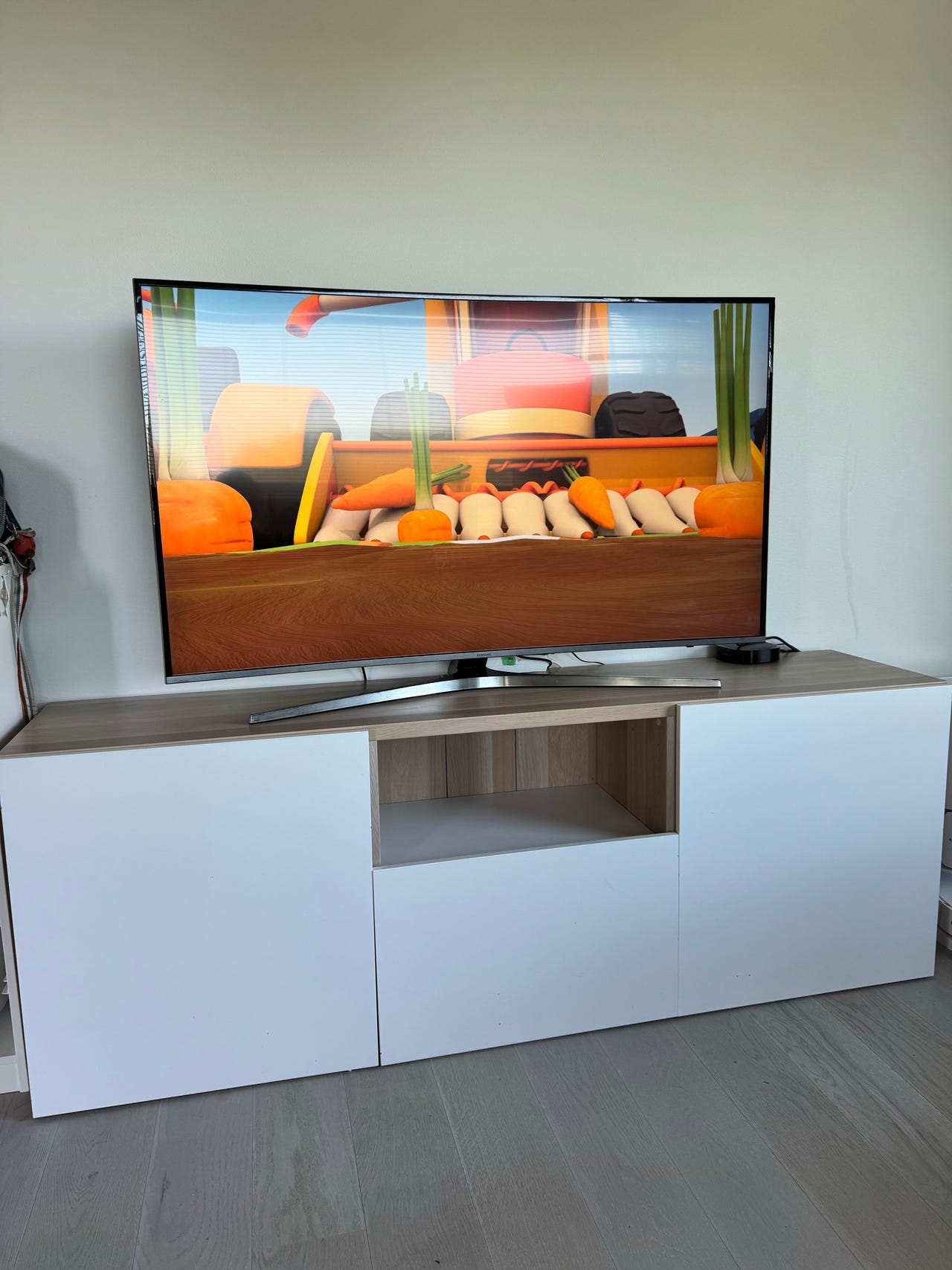IKEA BESTÅ Seinäkaappiyhdistelmä, valkoinen/Lappviken valkoinen,
