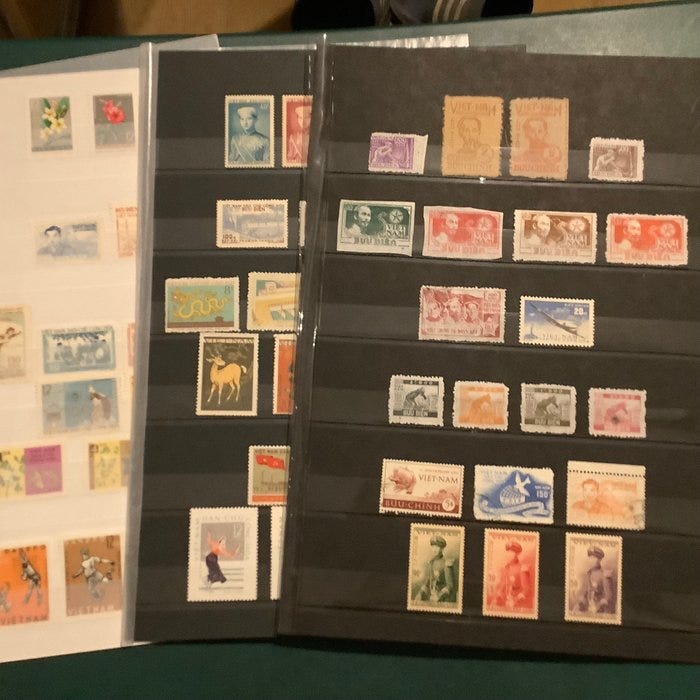 Vietnam 1946/1970 - Vietnam-kokoelma albumisivuille - Yvert
