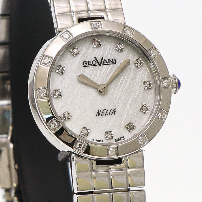 GEOVANI - Swiss Diamond Watch - GOL577-SS-D-7 - Naiset - 2020-