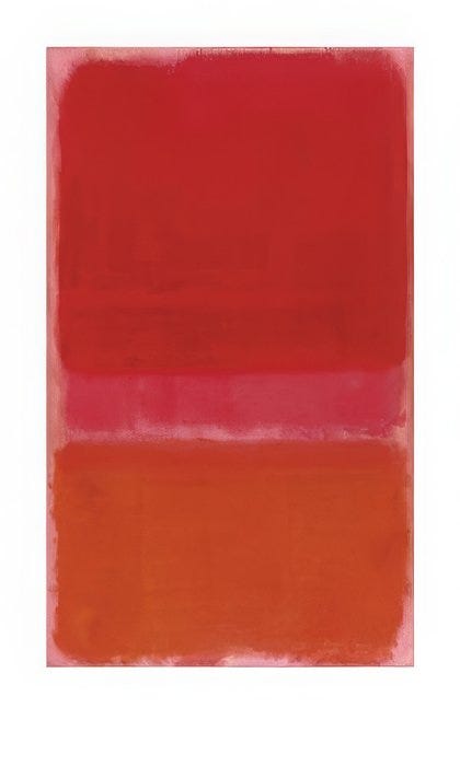 Mark Rothko (1903-1970) (after) - No 37 (Red), 1956 - (60x100cm