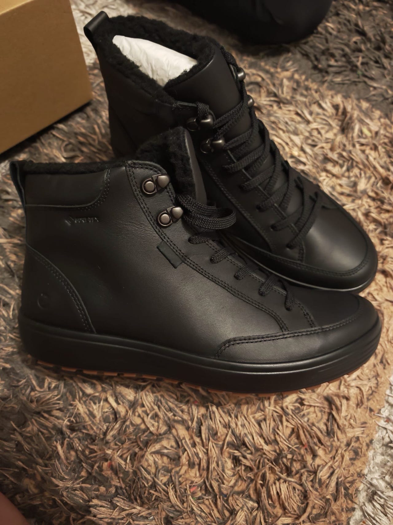 Ecco Gore-Tex talvikengät koko 42 musta