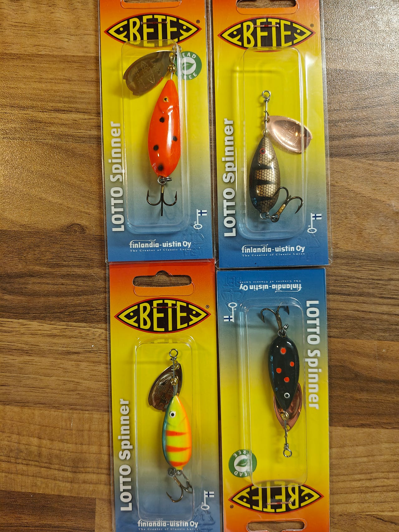 #3Bete Lotto Spinner -uistimet 4 kpl