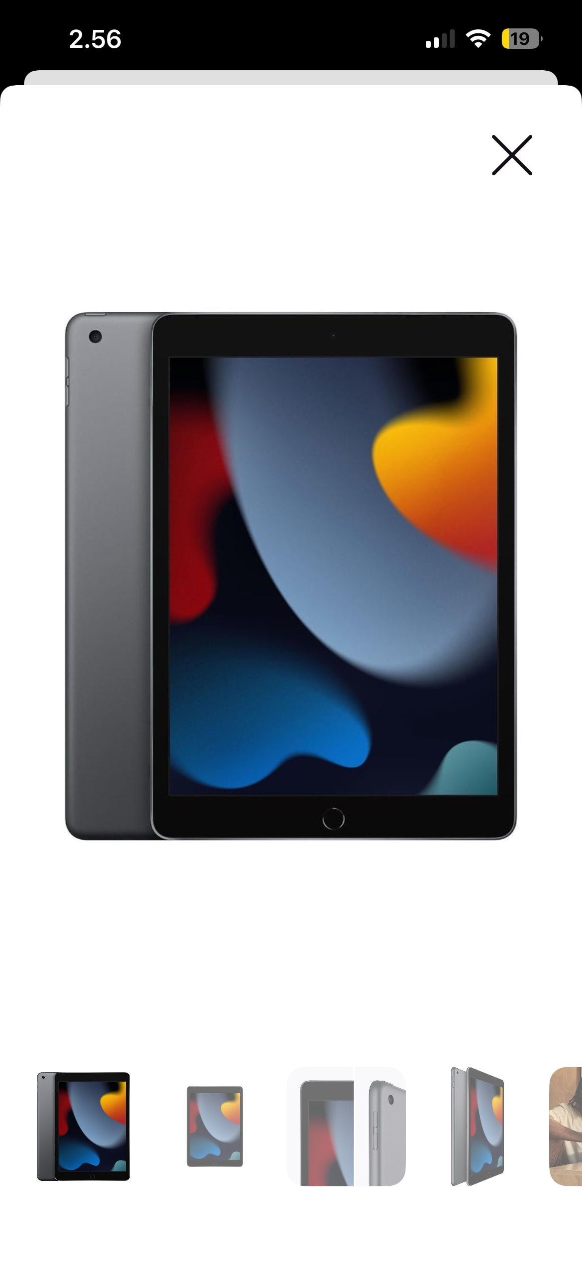 Apple iPad 9 tabletti 256 GB wifi+ 4Gharmaa