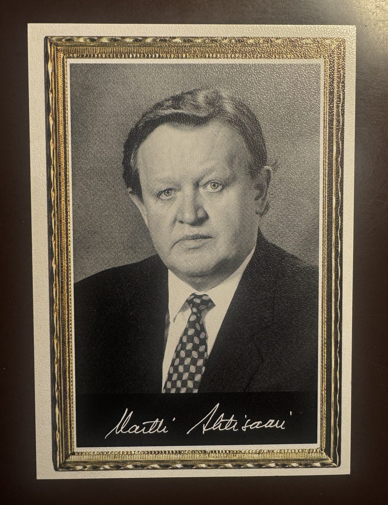 Postikortti Martti Ahtisaari