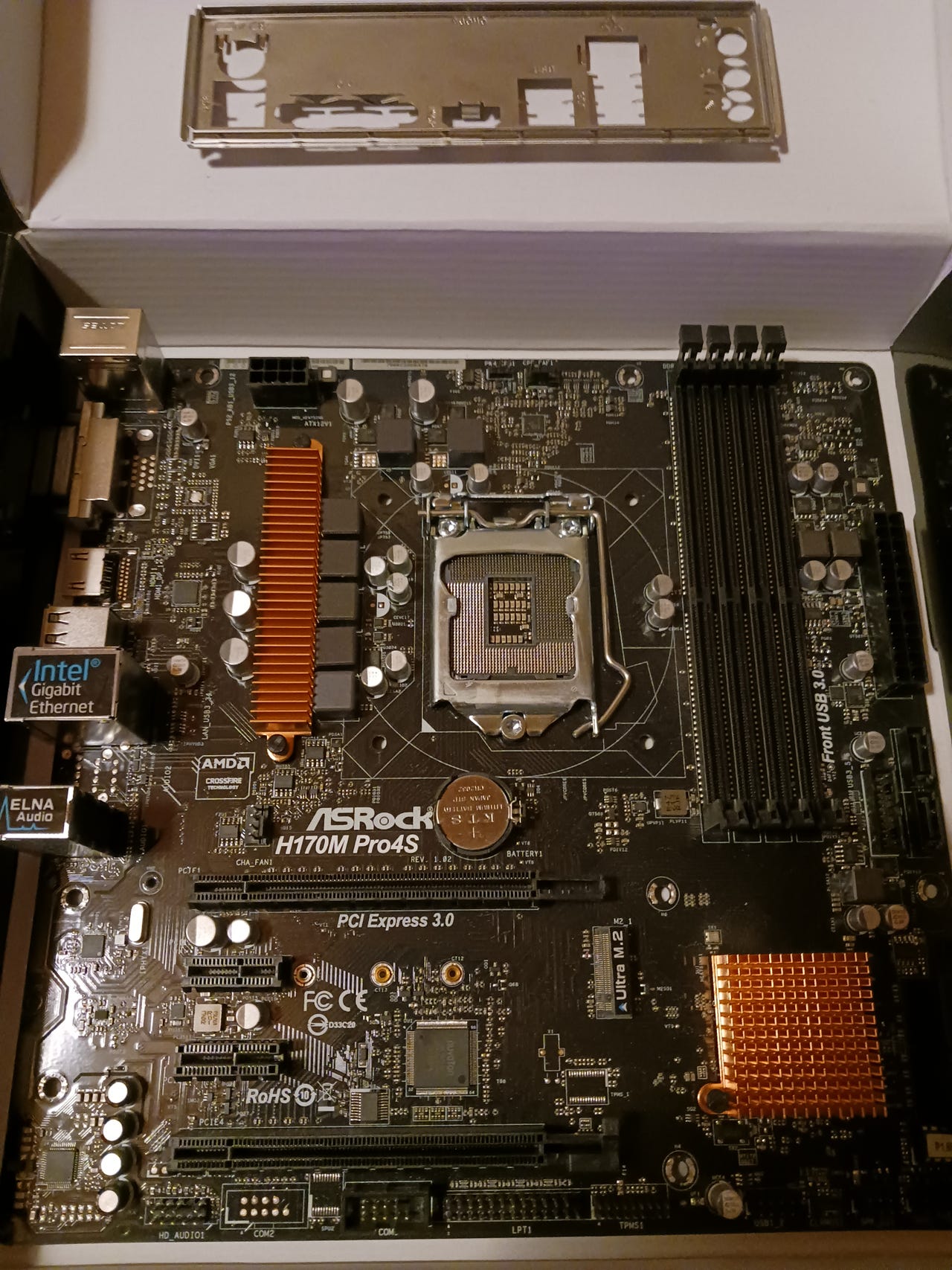 AsRock H170M Pro4S LGA1151 Emolevy