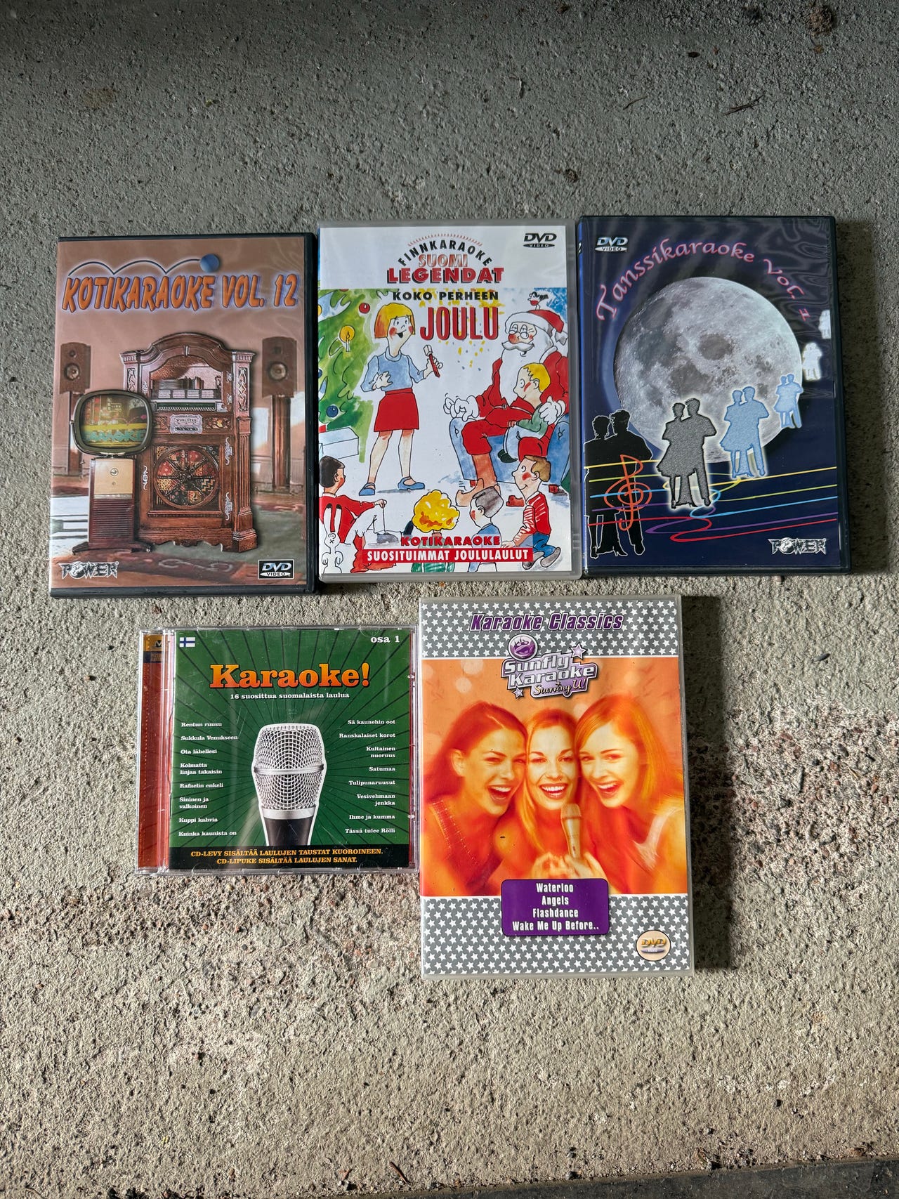 Karaoke DVD- ja CD