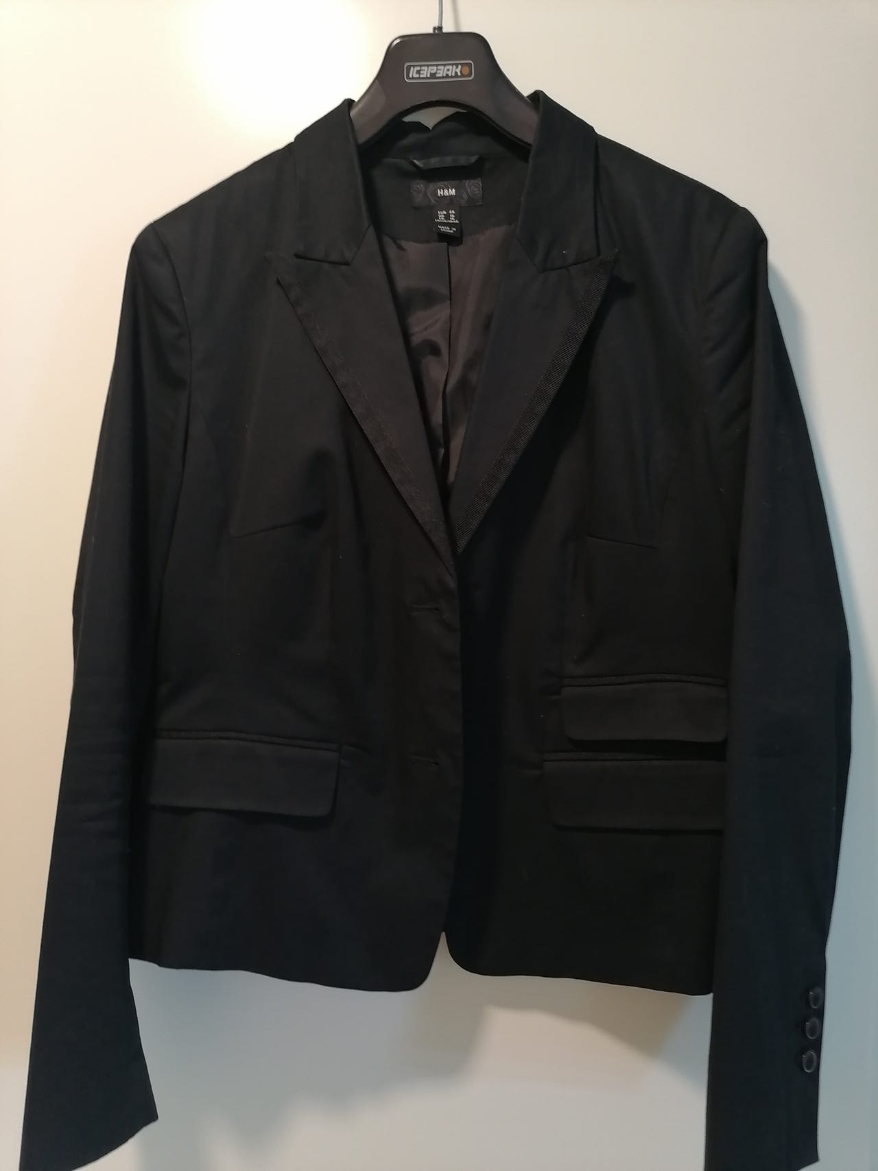 H&M jakku/bleiseri L musta naisten