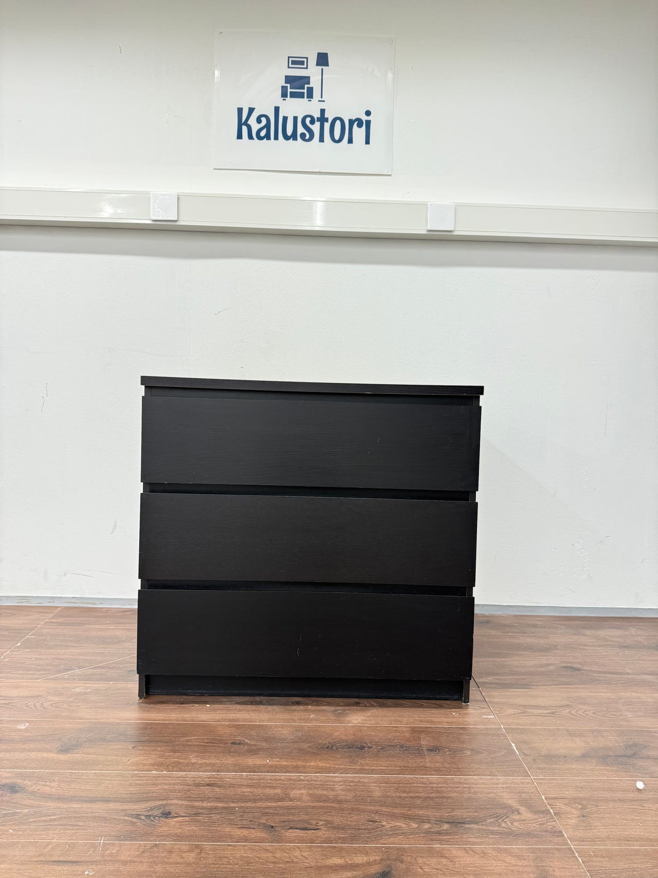 Ikea MALM Lipasto, 3 laatikkoa, 80x78 cm