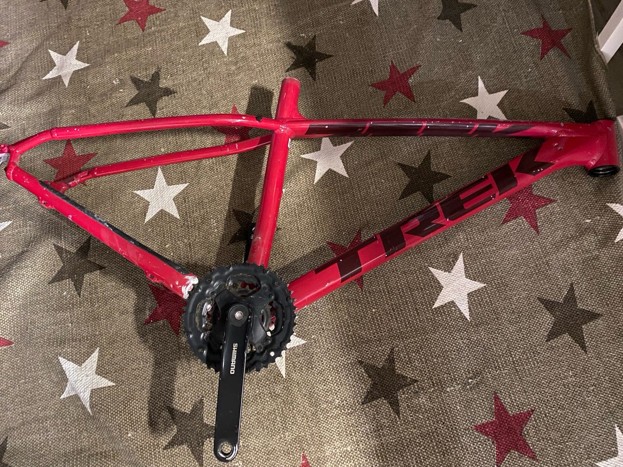 Trek Marlin 4 maastopyörän runko M 29 punainen unisex