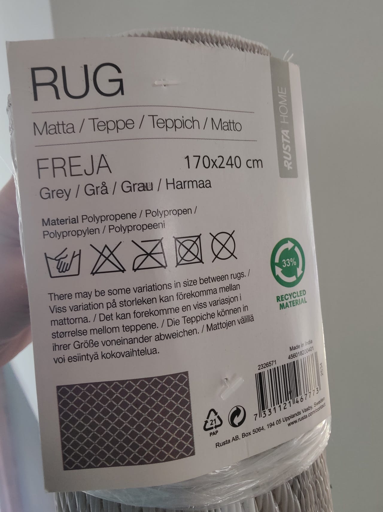 Uusi muovimatto 10€