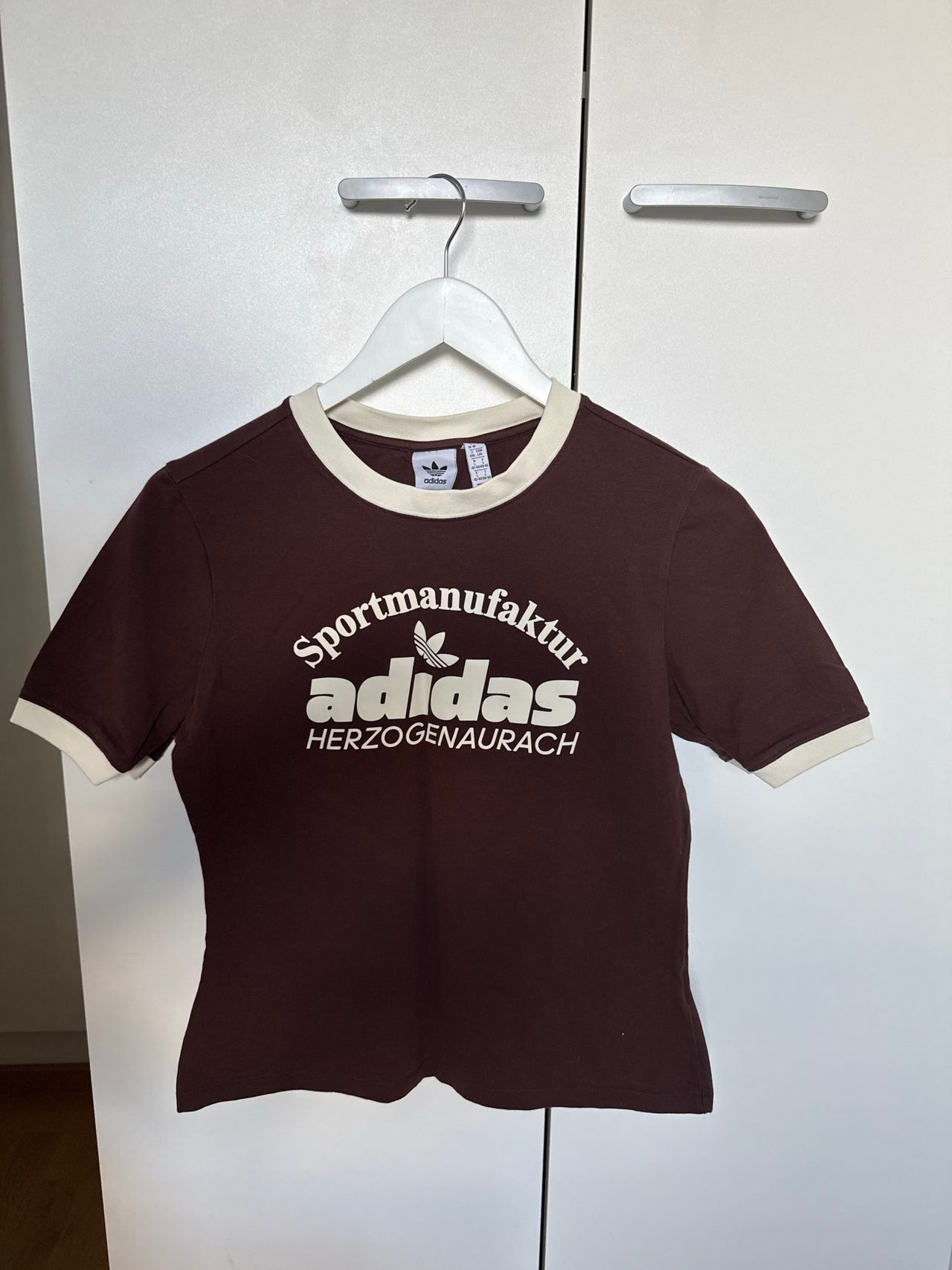 Adidas T-paita L ruskea naisten