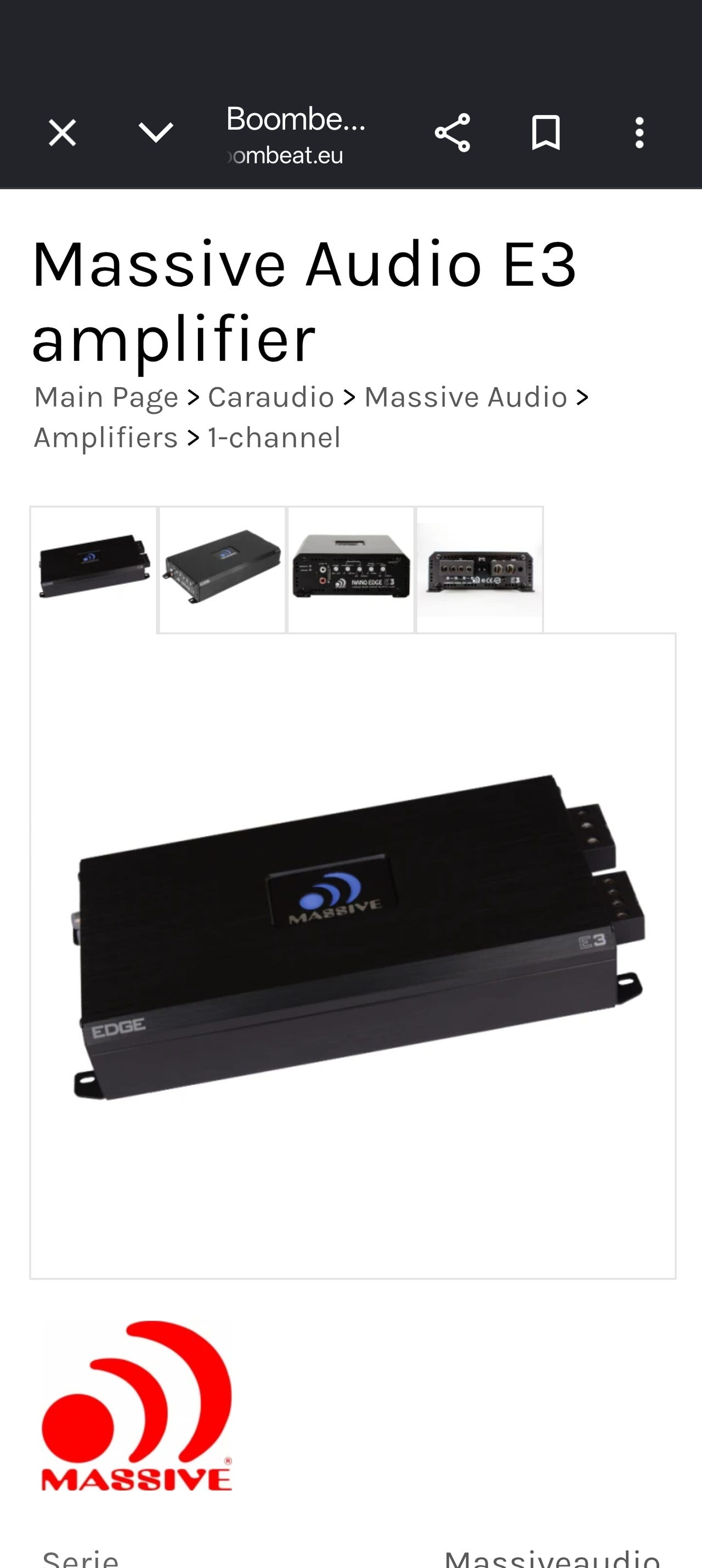 Massive audio e3