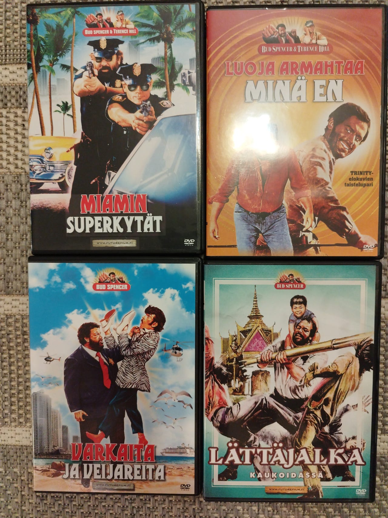 Bud Spencer & Terence Hill DVD-paketti (4 elokuvaa)