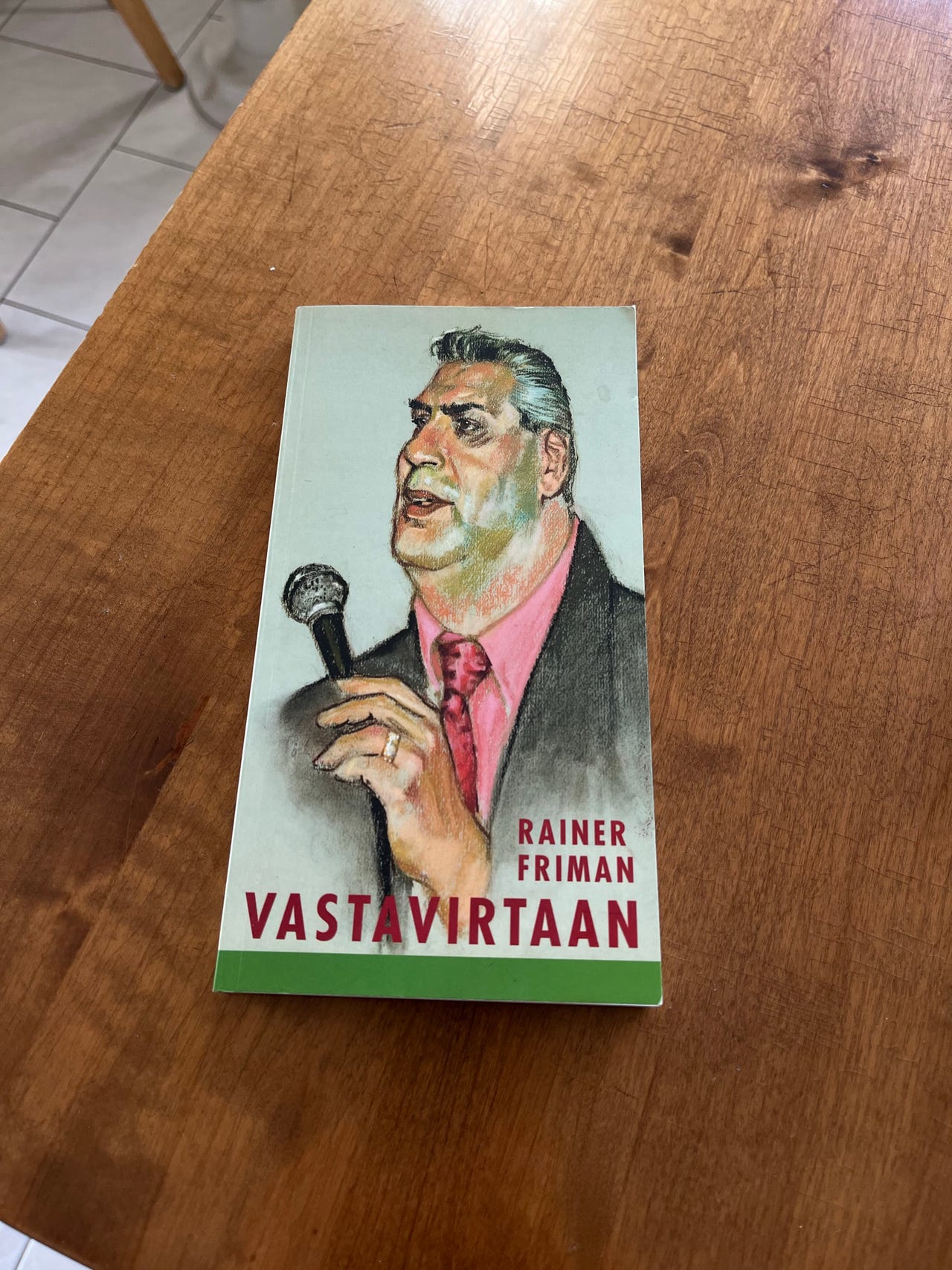 Rainer Friman Vastavirtaan kirja