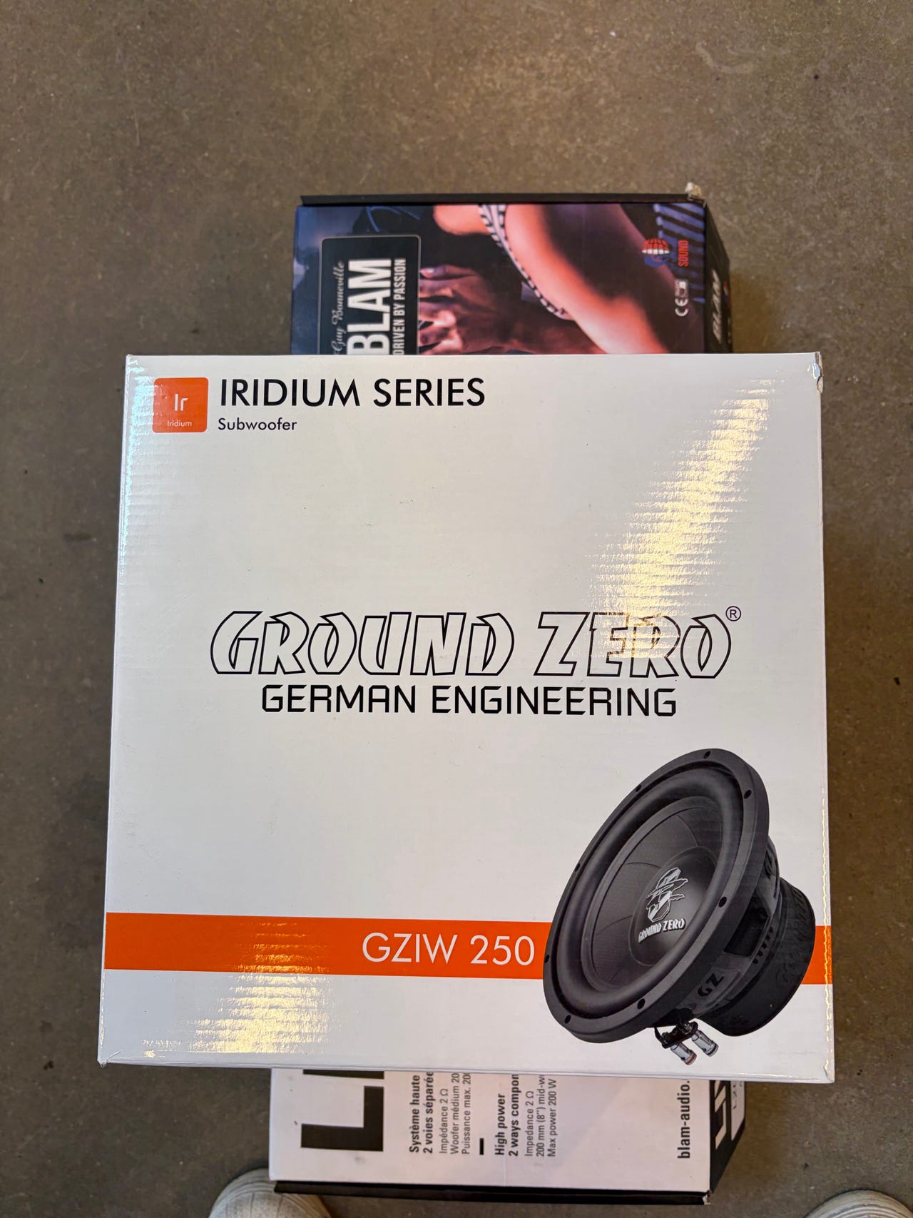Ground Zero Iridium GZIW 250 subwoofer