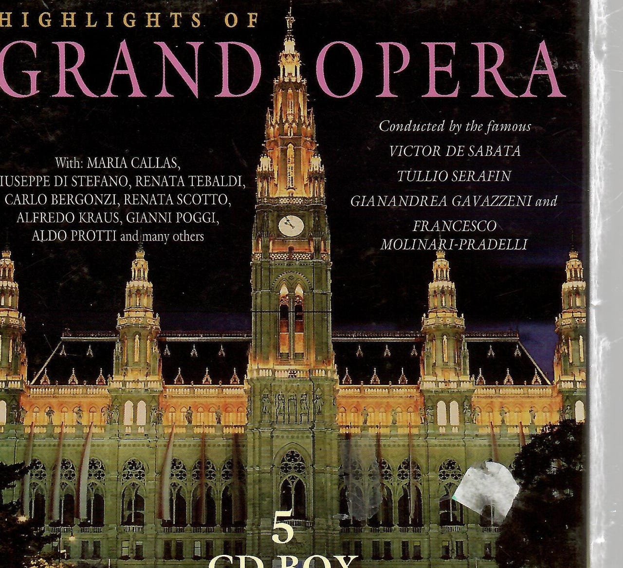 Highlights of Grand Opera - 5 CD Box