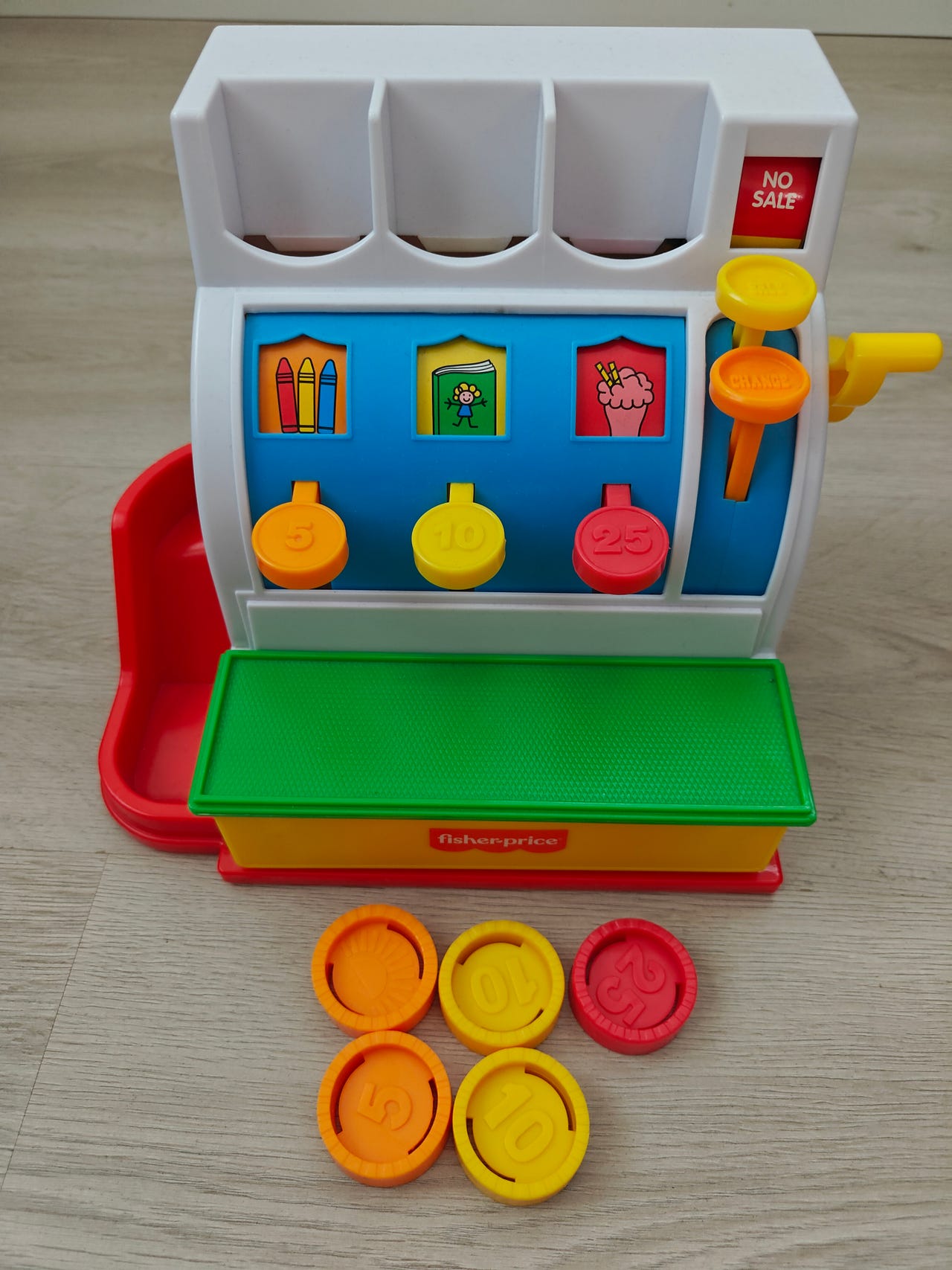 Fisher price kassakone