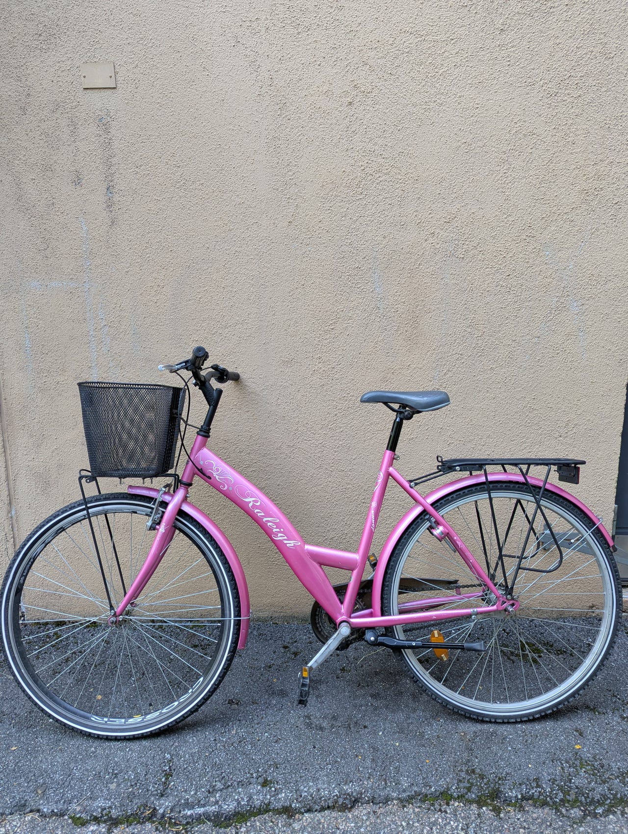 pyörä Raleigh naisten kaupunkipyörä 28 M pinkki