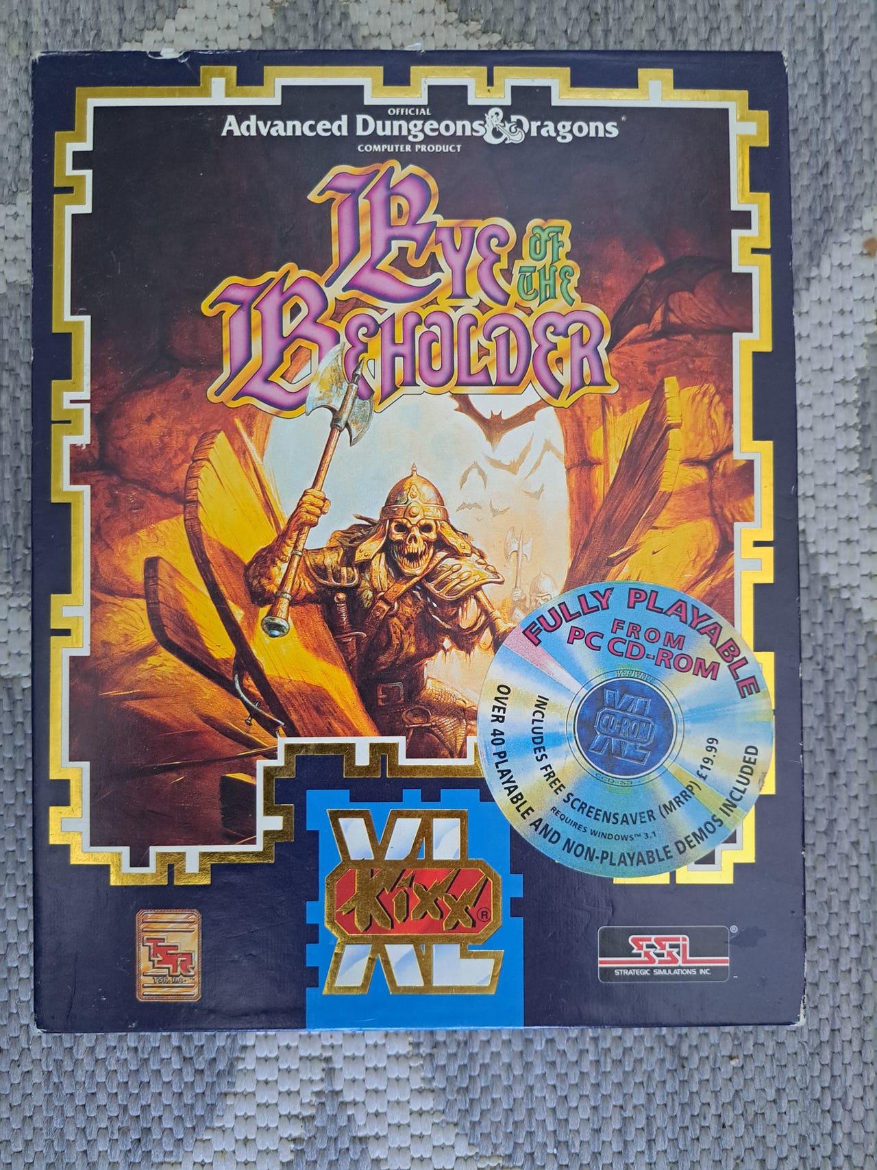 Advanced dungeons and dragons : Eye of the beholder Big box CIB