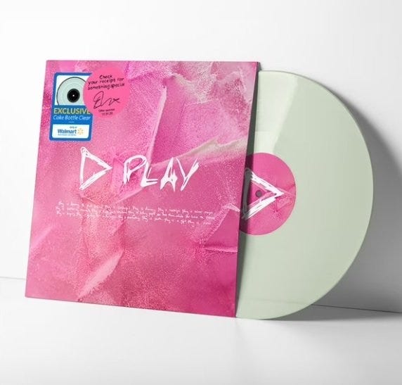 Ed Sheeran - Play Exclusive Coke Bottle Clear Vinyl US-Import - V