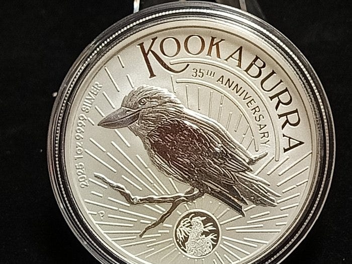 Australia. 1 Dollar 2025 , Kookaburra , 1 Oz .999 ()