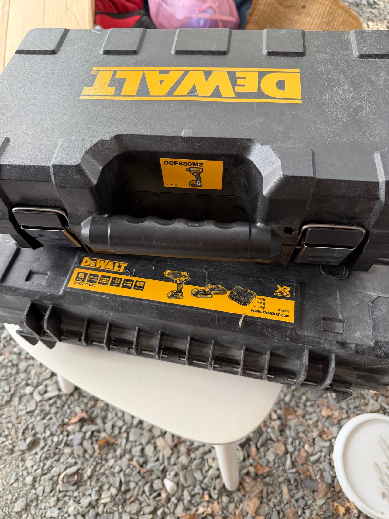 2 kpl DeWalt XR työkalulaukku