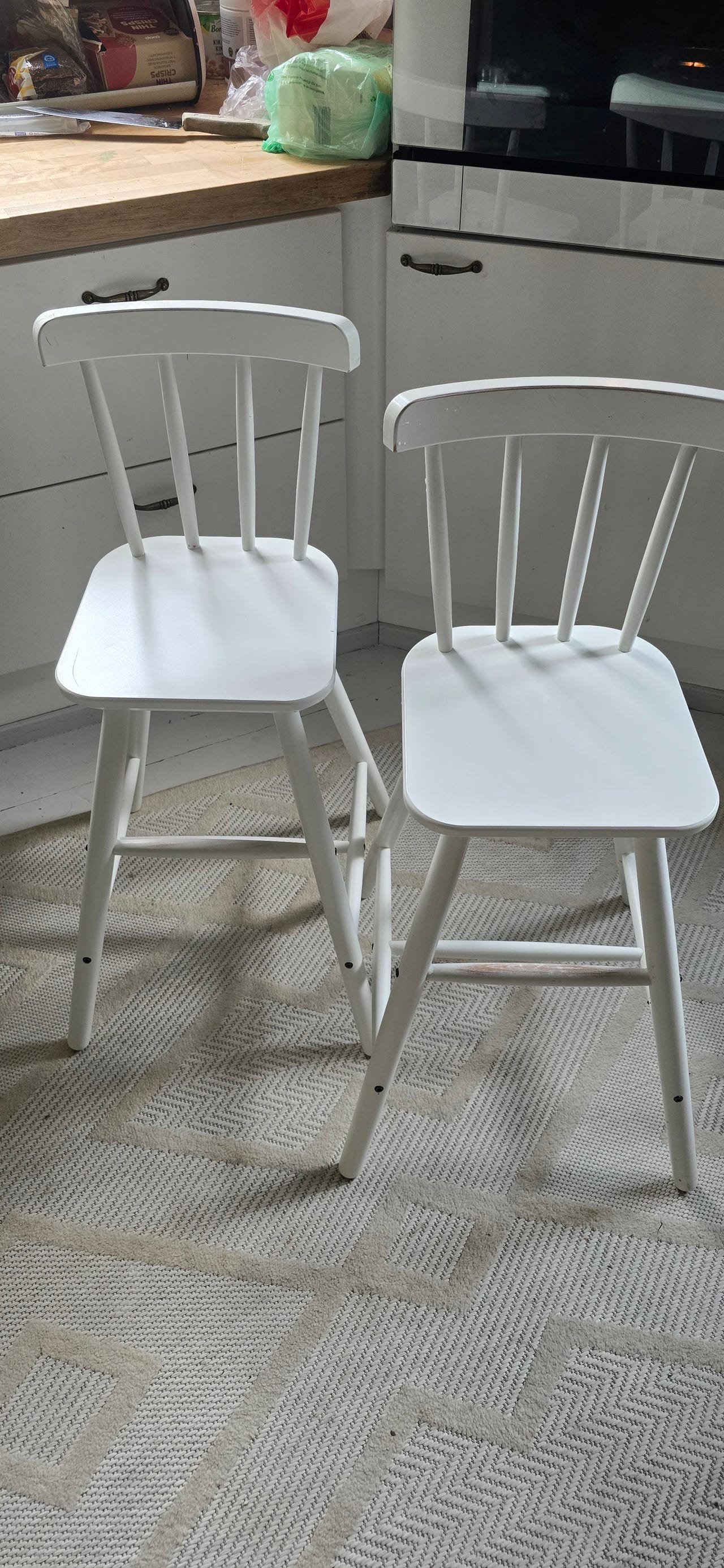 IKEA lasten tuoli valkoinen puinen