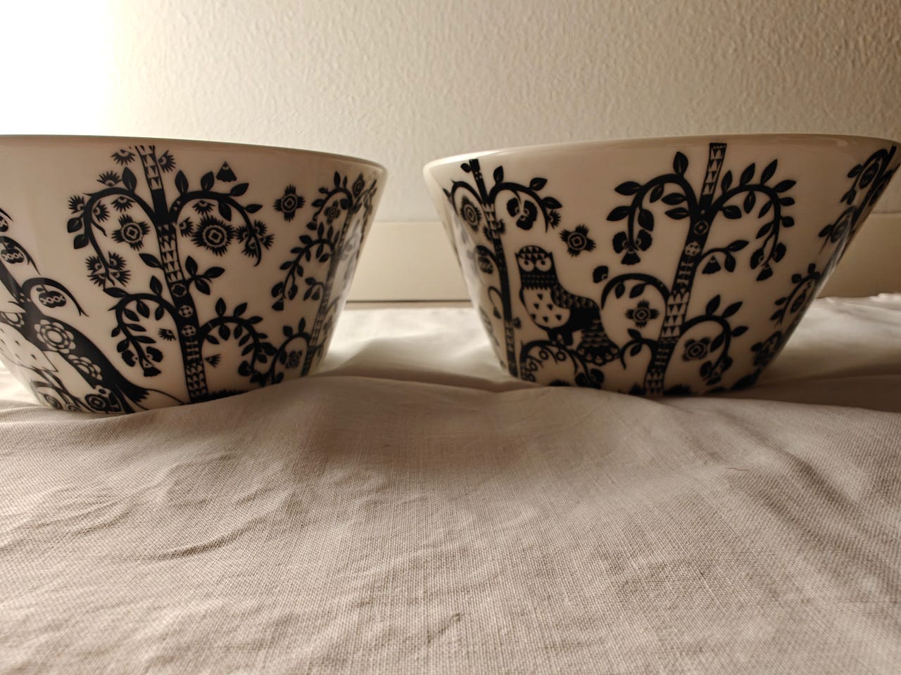 Iittala taika mustavalkoinen kulho 2kpl