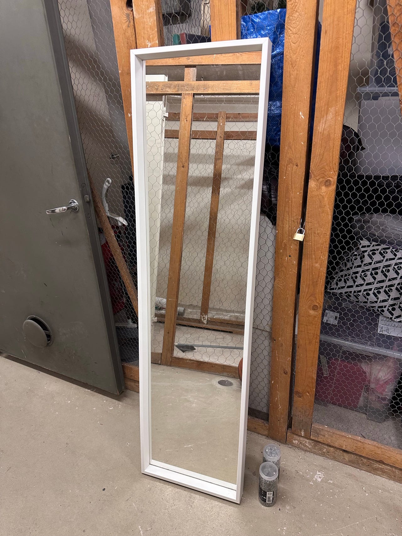 IKEA kokovartalopeili valkoinen