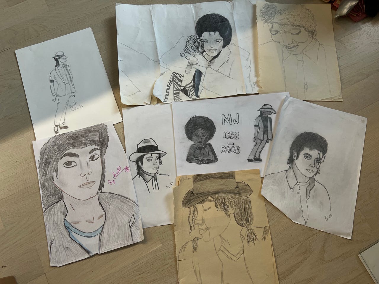 Michael Jackson fanipiirrustuksia
