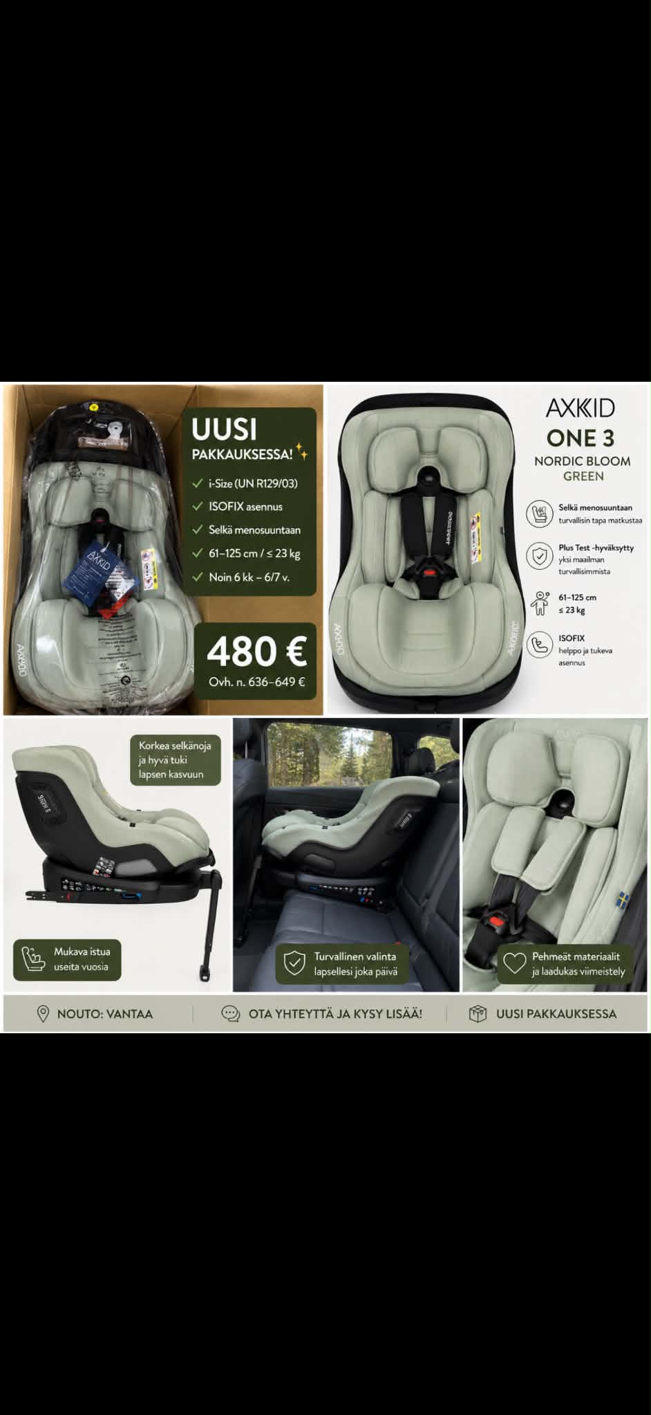 Axkid One 3 turvaistuin
