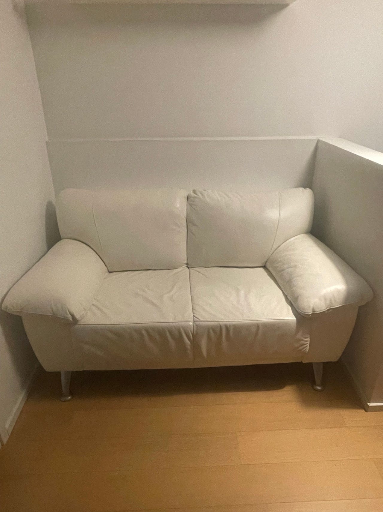 Kaksi nahkasohvaa