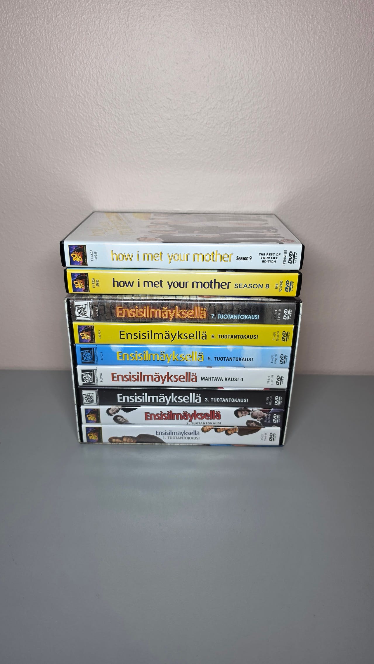 Ensisilmäyksellä kaikki kaudet 1-9 dvd how i met your mother
