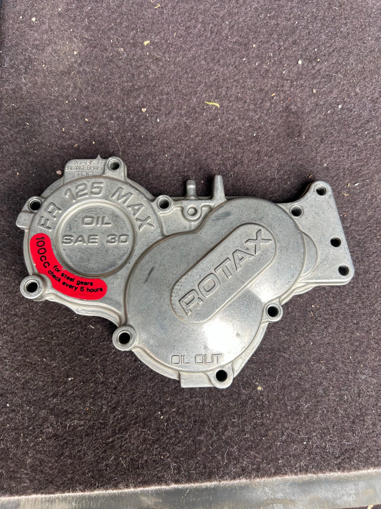 Rotax Max karting tasapainoakselin koppa
