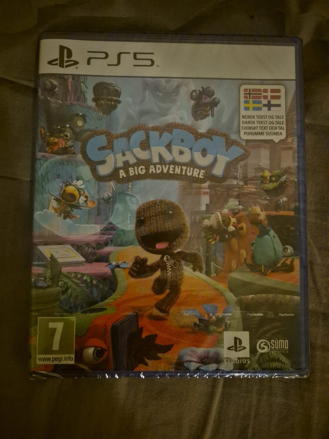 Varattu *muoveissa* PlayStation 5 Sackboy A Big Adventure -peli