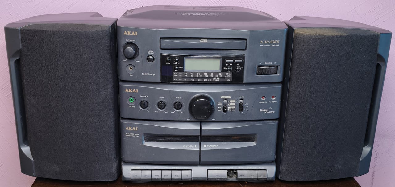Akai Boombox -Karaoke Stereot