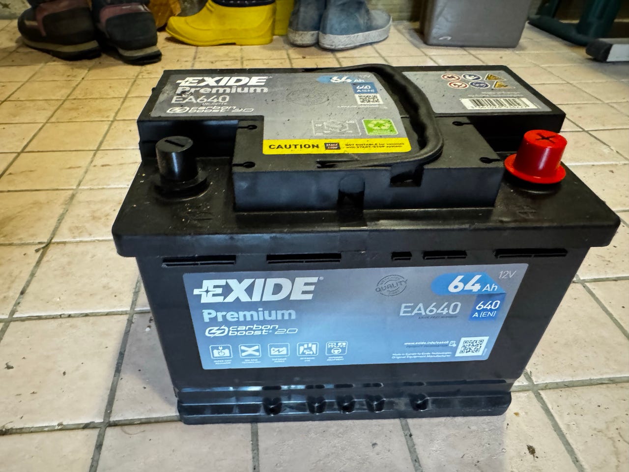 akku Exide EA640 Carbon Boost