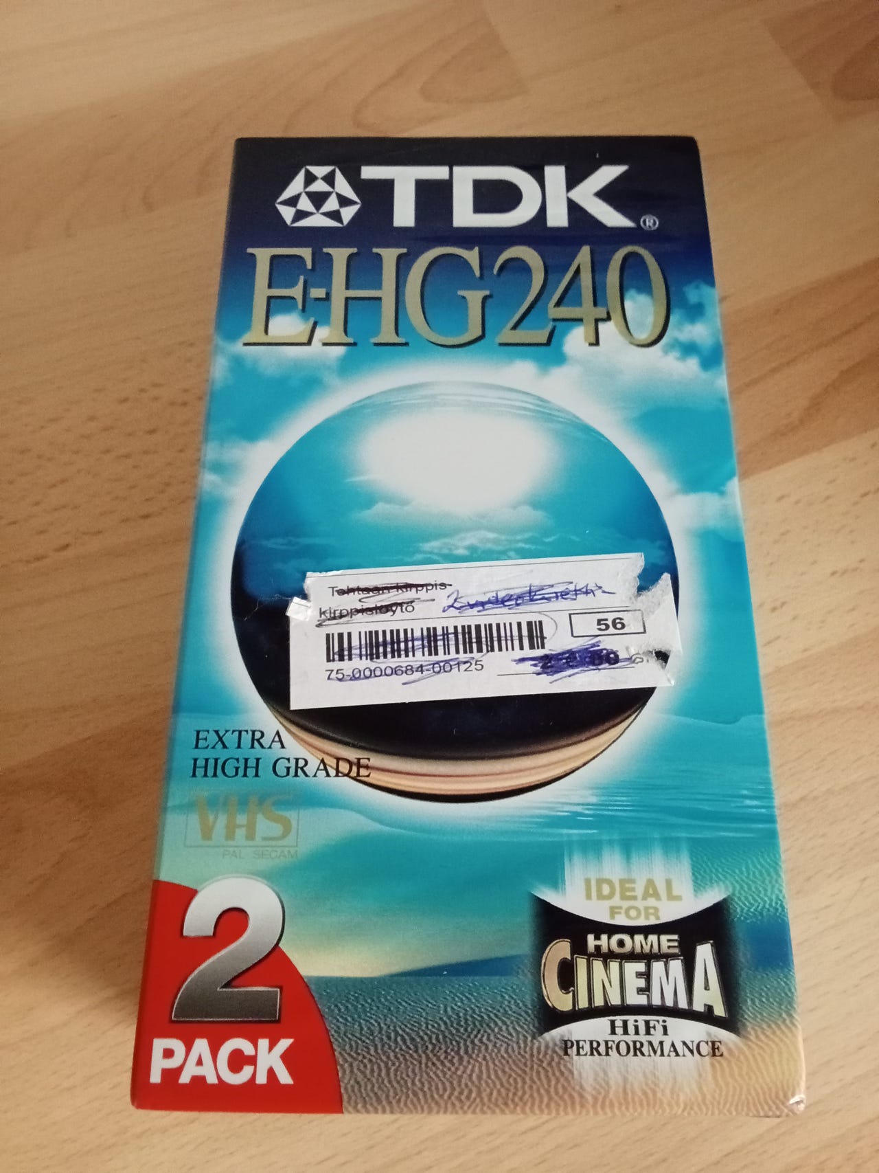 VHS kasetit 2kpl tdk